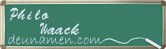 Philo Waack Visitenkarte